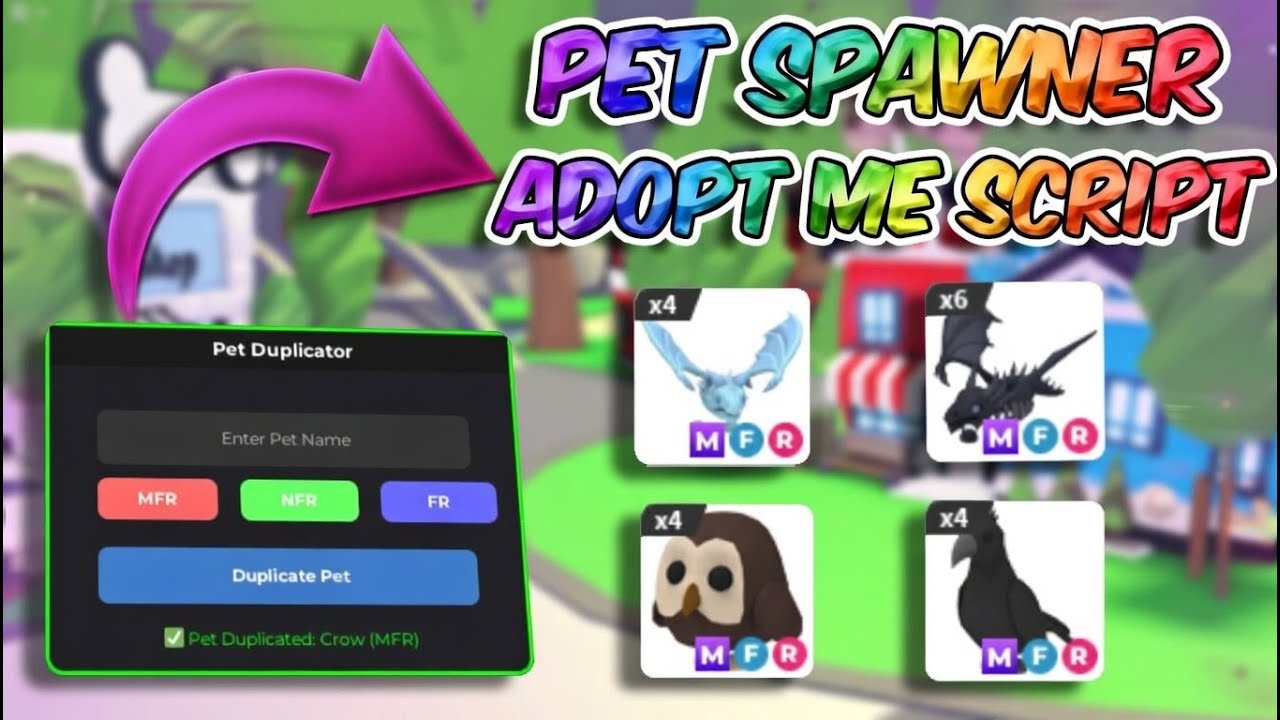Latest Adopt Me Script - Pet Spawner Pastebin 🐕NEW UPDATE🐶