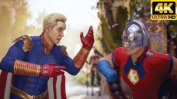 Homelander VS PeaceMaker All Intro Dialogue ► Mortal Kombat 1 [4K 60FPS]