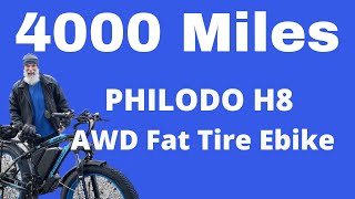 4000 Mile Review & Ride: Philodo AWD H8 Ebike- Is It Holding Up?
