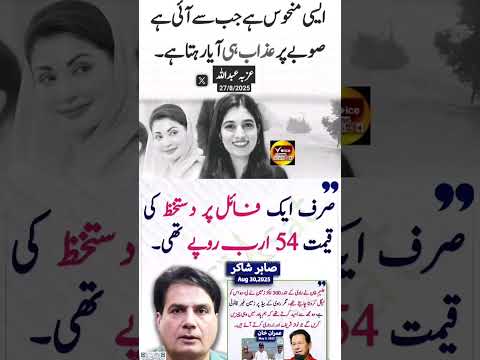 صرف ایک دستخط کی قیمت 54 ارب روپے تھی صابر شاکر   