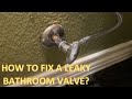 #DIY PROJECT. How to fix a leaky bathroom valve?
