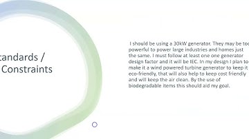 Module 5 Week 10 Assignment: Progress Report #2 Presentation/Video