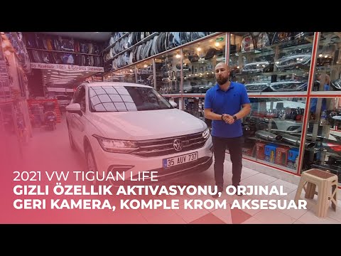 2021 VW Tiguan Life // Gizli Özellik Aktivasyonu, Orjinal Geri Kamera, Komple Krom Aksesuar