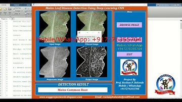 Detection of Maize Leaf Disease Using Image Processing With Source Code Matlab Project Code