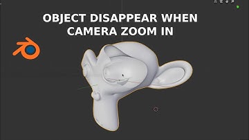 BLENDER TUTORIAL/Tutorial di Blender: OBJECT DISAPPEAR WHEN CAMERA ZOOM IN