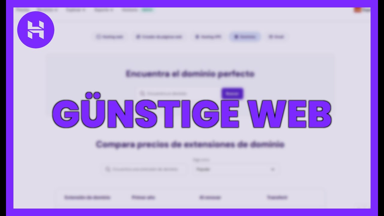 GÜNSTIGE WEB-DOMAINS: PREISE bei HOSTINGER