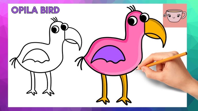 How to Draw Opila Bird, Garten of Banban in 2023