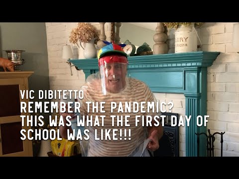 Remember the pandemic? This was what the first day of school was like!!!