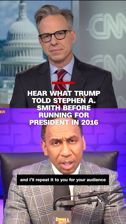 Download lagu Hear what Trump told Stephen A. Smith before running for President in 2016