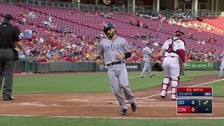 SD@CIN: Solarte plates Asuaje with a groundout