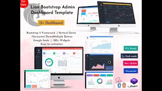 Lion Admin - Bootstrap Dashboard And Admin ui Kit