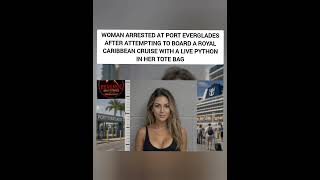 Woman arrested at Port Everglades for trying to board cruise with live python in her tote bag