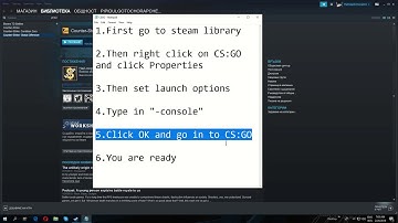 CS:GO console doesn