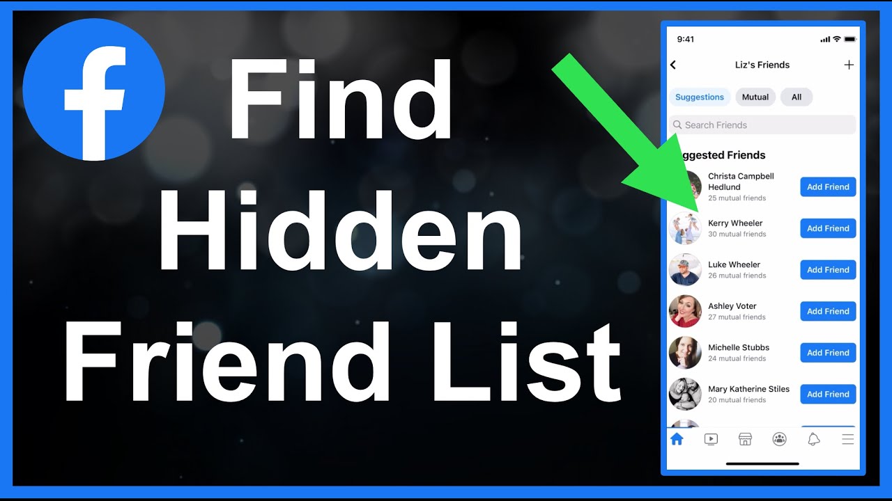 How To Find Facebook Hidden Friend List