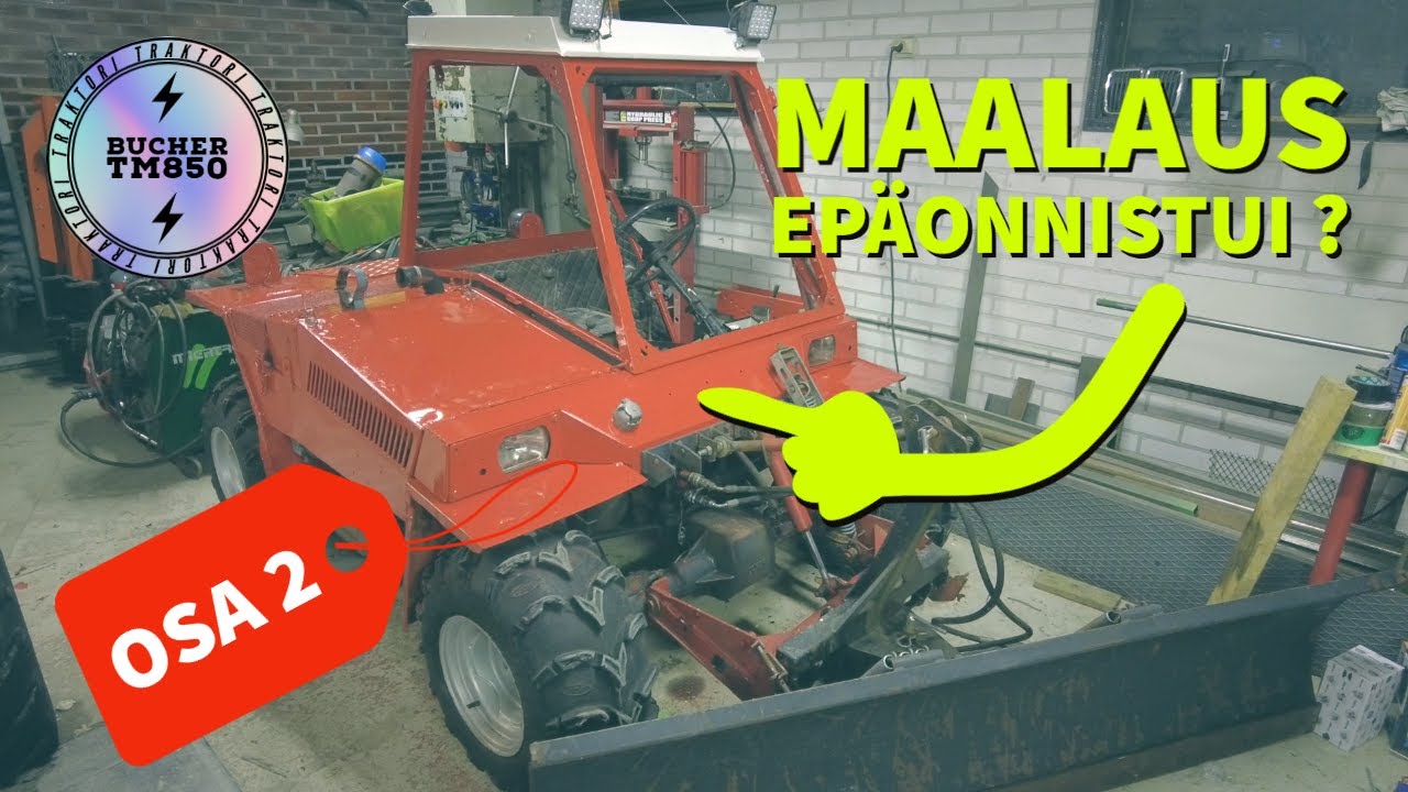 Bucher TM850 traktori projekti: Osa 2