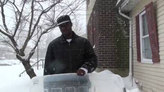 How to make a sled on a budget Having fun during a recession in the snow on a budget. Good ol Family fun. Outdoor sledding. How 