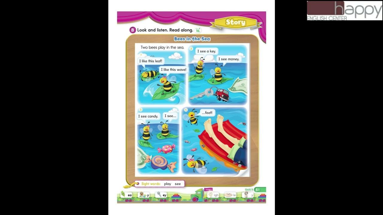 Bees in the Sea, Oxford Phonics World Level 3 YouTube
