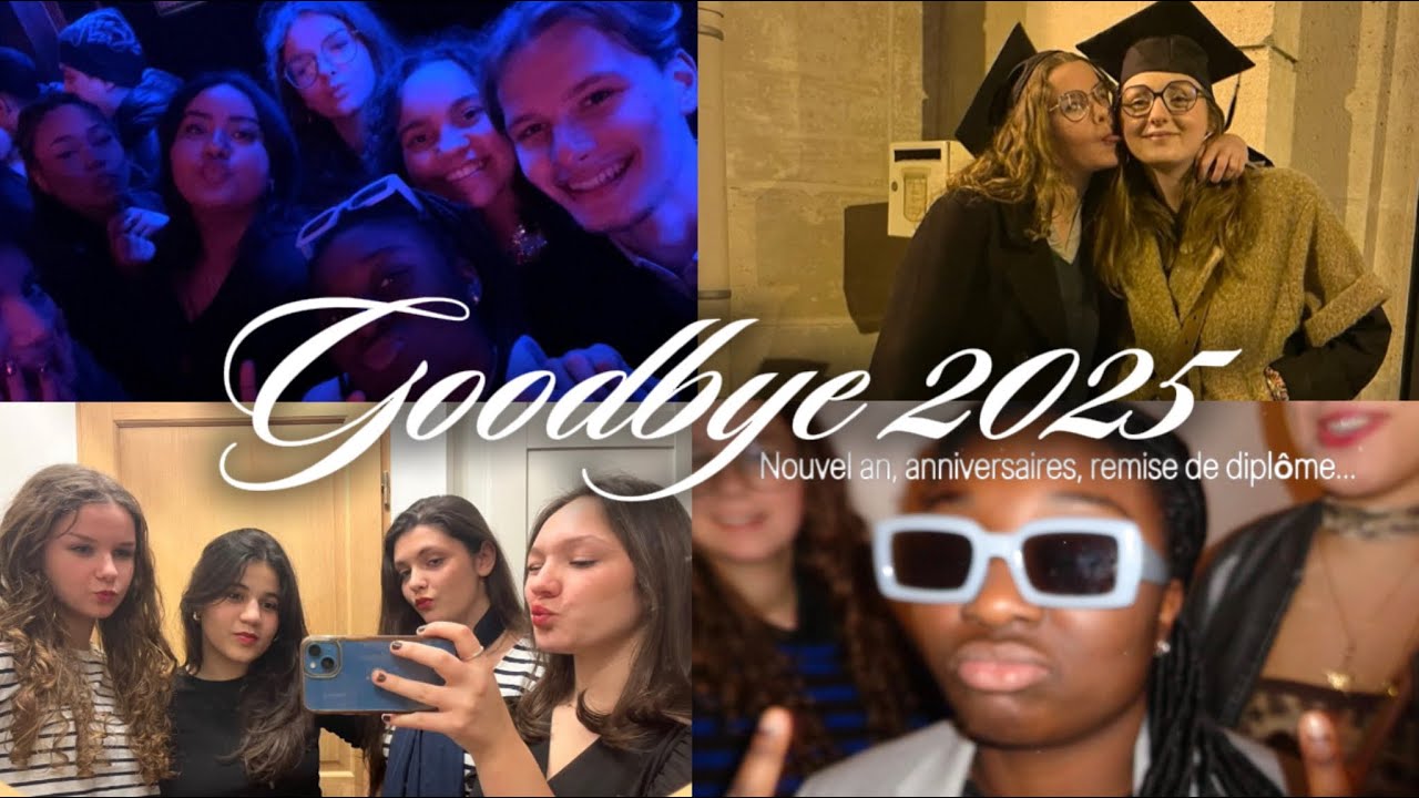 Best-off de fin d’année 2025 - nouvel an, remise de diplôme, annivs.. (VLOG)