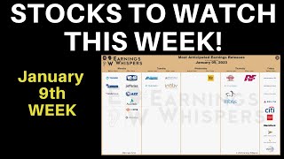 Stocks To Watch This Week Earnings Whispers | Major Stocks: JPMorgan Chase, TSMC, Bank of America
