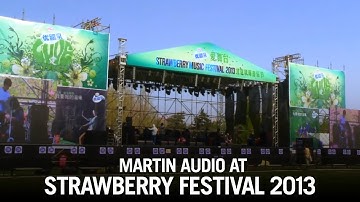 Strawberry Festival 2013 - Budee + Martin Audio MLA