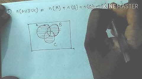 Some important results on number of elements in sets.