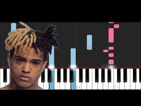 XxxTentacion - Save Me (Piano Tutorial)