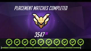 10 - 0 Placements Master, Overwatch Competitive New Smurf