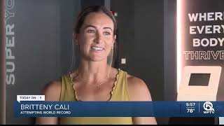 Attempting Burpees Guinness World Records | Britteny Cali | NBC News