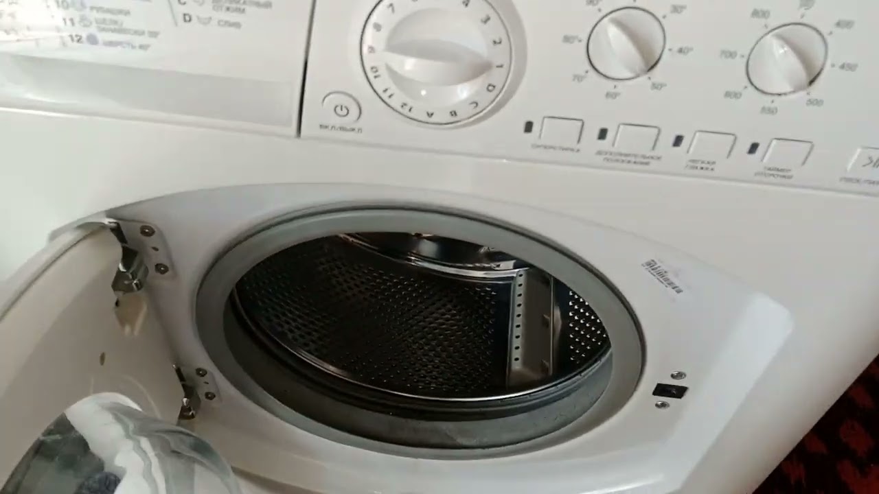 ОБЗОР НА СТИРАЛКУ Hotpoint ariston arsl85 | Объясняю ПРОГРАММЫ  !Скоко градусов ставить  скоко стирк