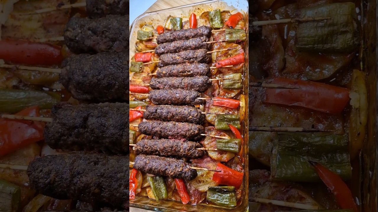 Fırında Şiş Köfte 😍 | Shish Kebab 🔥 #kebabrecipes #pratiktarifler #yemektarifleri #yemek Fırında Şiş Köfte 😍 | Shish Kebab 🔥 #kebabrecipes #pratiktarifler #yemektarifleri #yemek