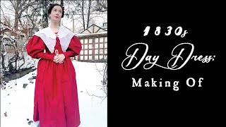 1830s &quot;Gentleman Jack&quot; Day Dress: Making Of