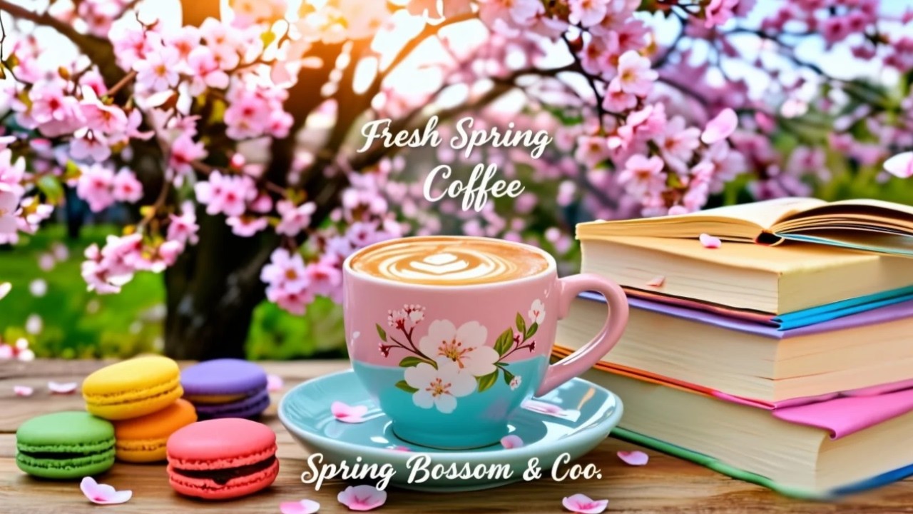 Positive March Jazz ☕ Fresh Spring Coffee Bossa Nova & Smooth Piano for Focus Study Work
