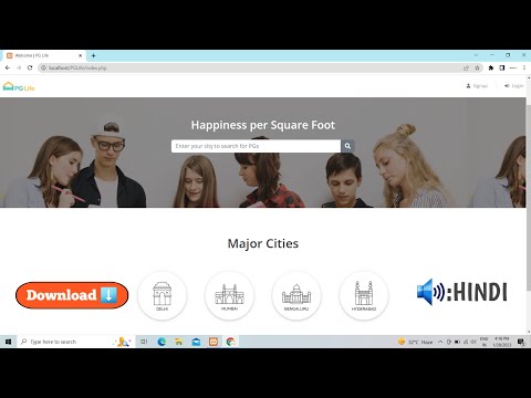 Internshala Web Development Final Project Solution | Internshala Web development PG Life Project