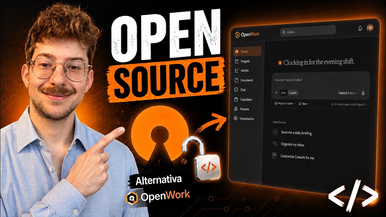 OpenWork Ha Reso Claude Cowork GRATIS per SEMPRE