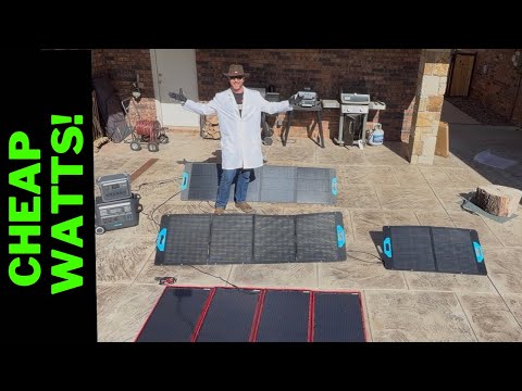 Amazon Solar Panel Review n Test (Anker, Renogy & Dokio)