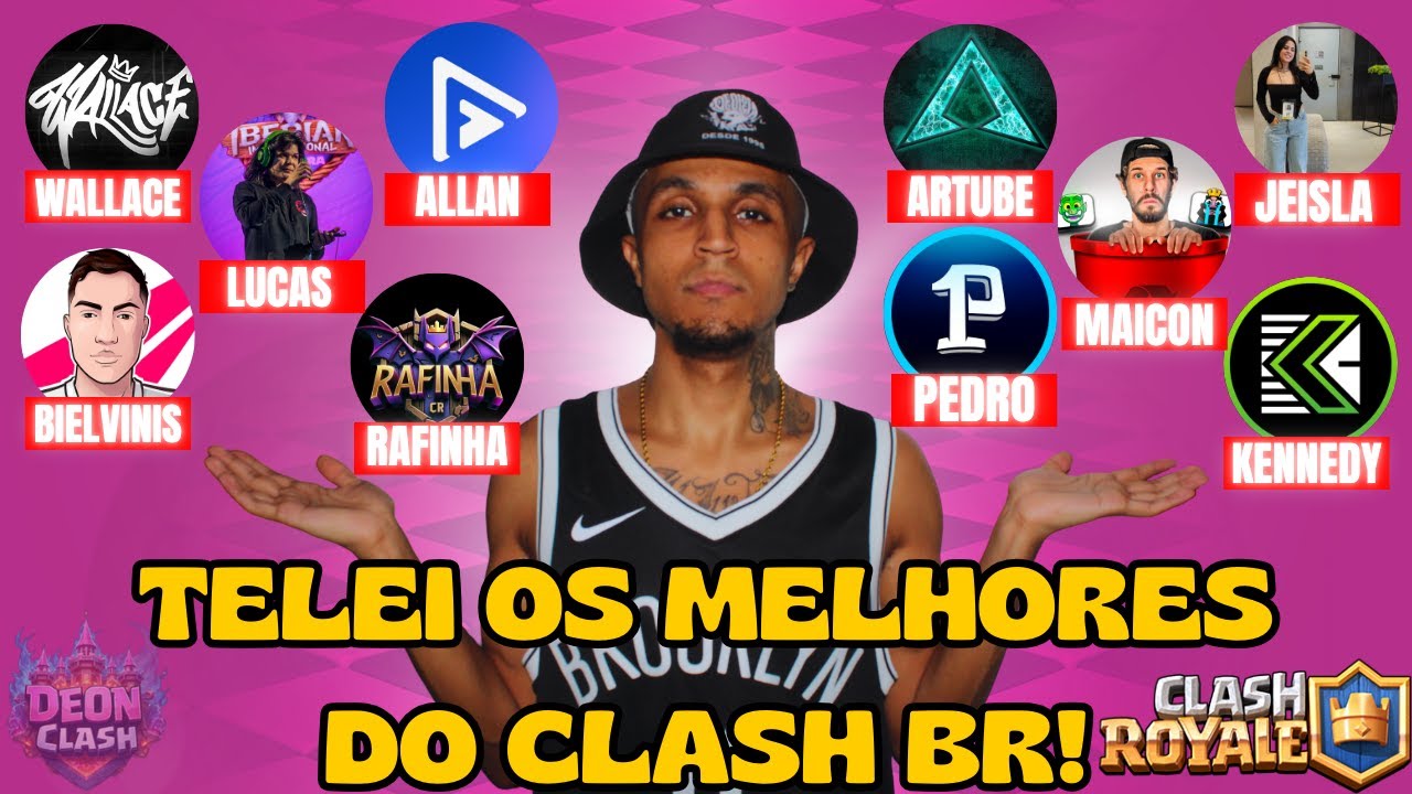 🔥 TELANDO OS MAIORES DO CLASH ROYALE BR — #3 🔥