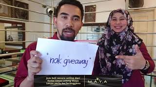 LIVE! GIVEAWAY DARI KAK MAYA
