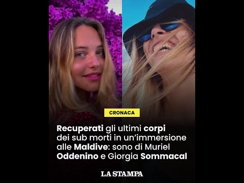 Video Maldive, recuperati gli ultimi due corpi di Giorgia Sommacal e Muriel Oddenino