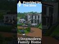 Stunning Ultra Modern Family Home!  |  Sims 4 No CC Build Tour