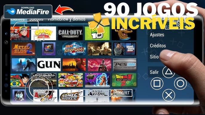 Os 30 Jogos Perfeitos Para PPSSPP De PSP Para ANDROID 2023 