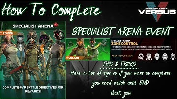 Modern Combat Versus How To Complete SPECIALIST ARENA EVENT Include 1 Gameplay TIPS & TRICKS MCVS