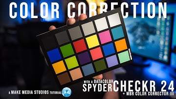 Color Correction with SpyderCHECKR 24 + MBR Color Corrector III in Premiere Pro (2020)
