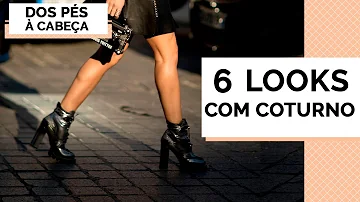 Que tipo de vestido combina com coturno?