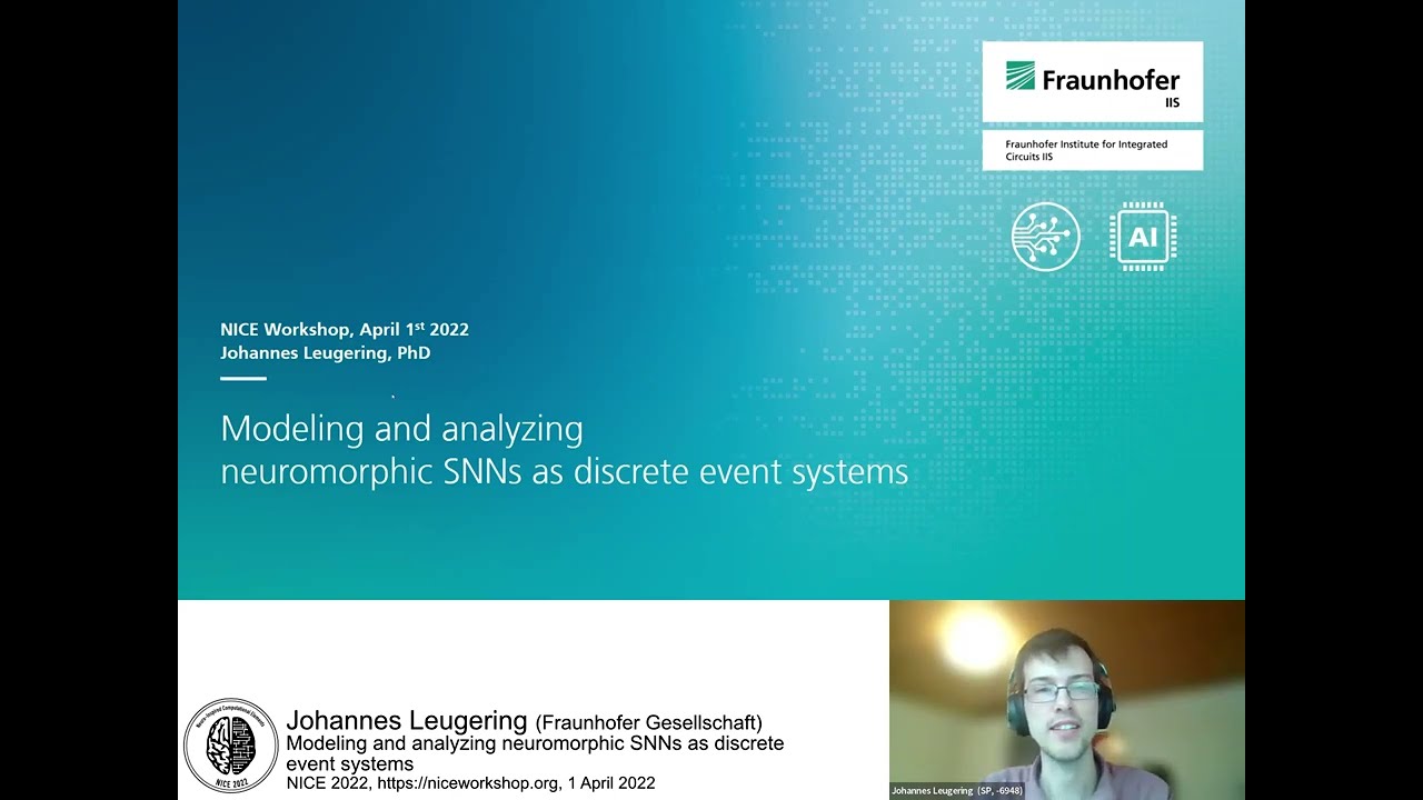 Modeling and analyzing neuromorphic SNNs as discrete event systems | Johannes Leugering | 2022