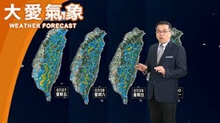 20180726 雲雀颱風周末影響日本太平洋高壓再度接手