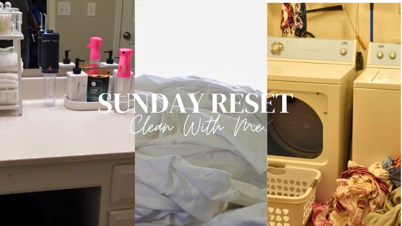 VLOG 14 l SUNDAY HOME RESET l CLEAN WITH ME l GET IT ALL DONE l D.I.Y
