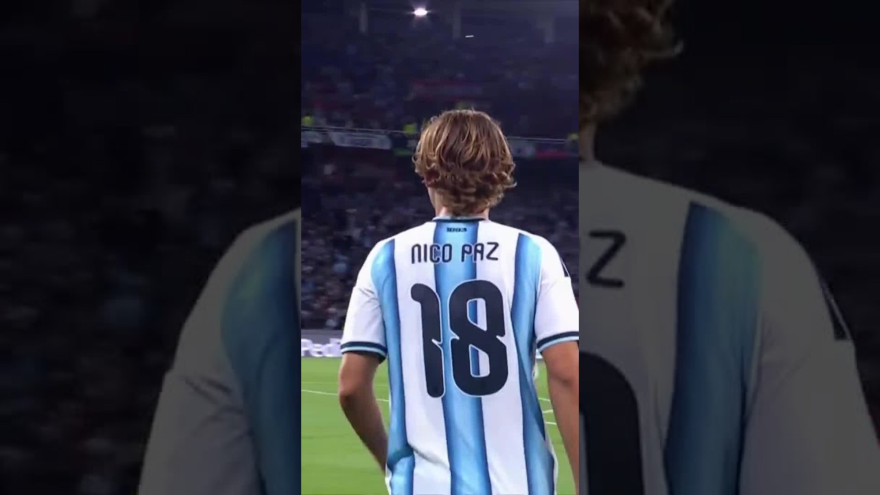 ¡GOLAZO A LO MESSI DE NICO PAZ! #shorts