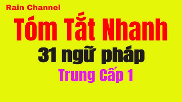 Tổng hợp nhanh 31 ngữ pháp tiếng Hàn Trung Cấp 1- nhanh- tóm tắt nhanh online Rain Channel
