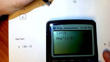 Lesson 6.4 Video 2 - Simplifying Radical Expressions
