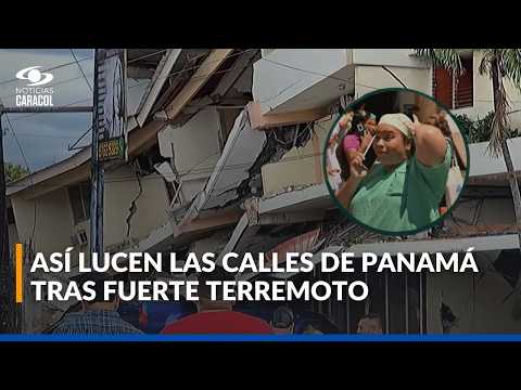 Terremoto en Panamá: así se ven las calles y algunas edificaciones; hay daños materiales